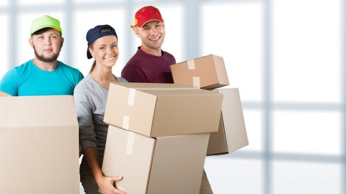Recycling-sorted moving items ready for reuse, recovery, and responsible disposal