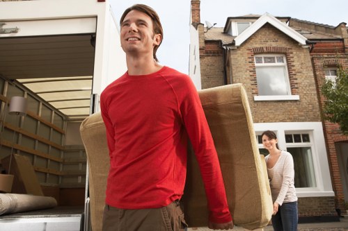 Professional South Kensington man and van handling household items