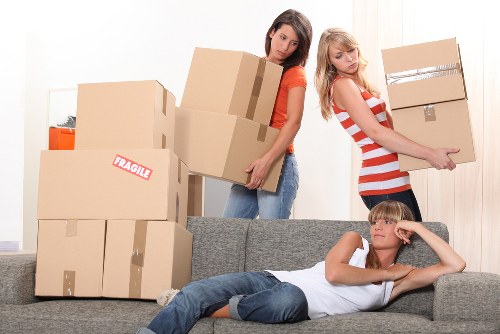 Apartment moving service with attention to stairs and access in South Kensington