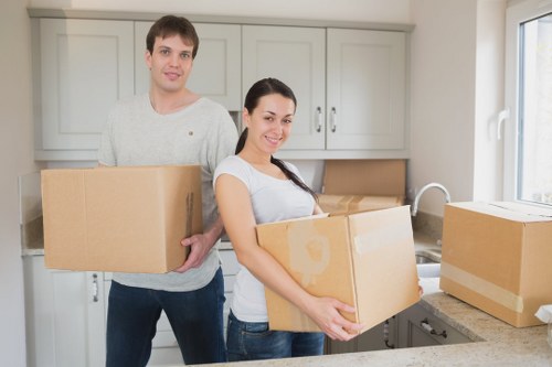Careful loading of furniture for removals in South Kensington
